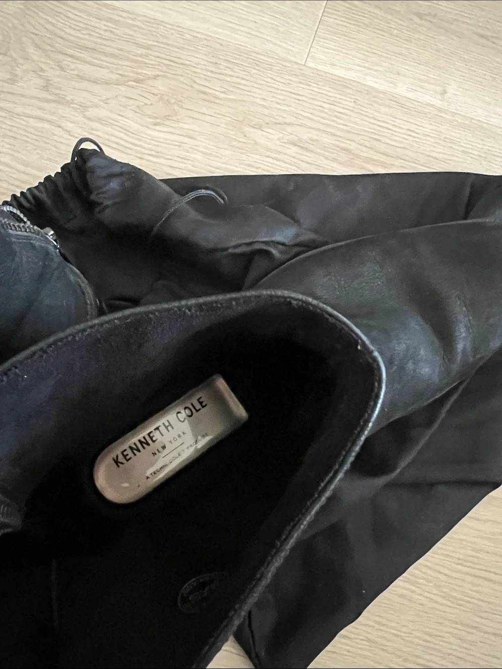 Kenneth Cole Black Suede Boots